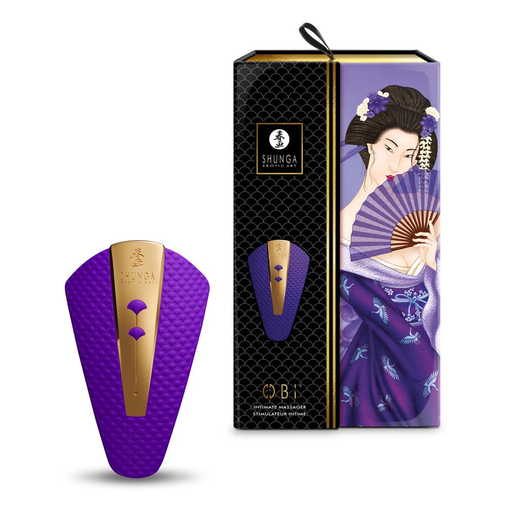 Shunga Obi Интимен масажор, лилав